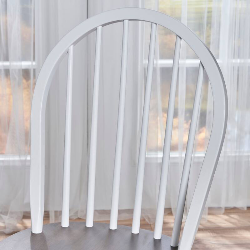 Declan Farmhouse High Back Spindle Dining Chairs (Set of 2) by Christopher Knight Home - 36"H