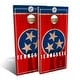 preview thumbnail 8 of 6, Tennessee State Flag 2 Outdoor Cornhole Board Set All-Weather 2x4 - Include Carrying Case