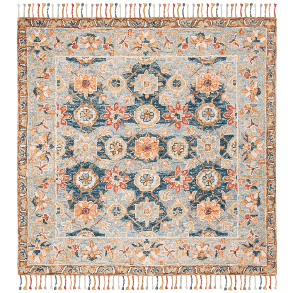 SAFAVIEH Handmade Aspen Kimm Boho Tassel Wool Rug