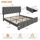 preview thumbnail 2 of 23, Velvet Platform Bed Frame with Storage Drawers