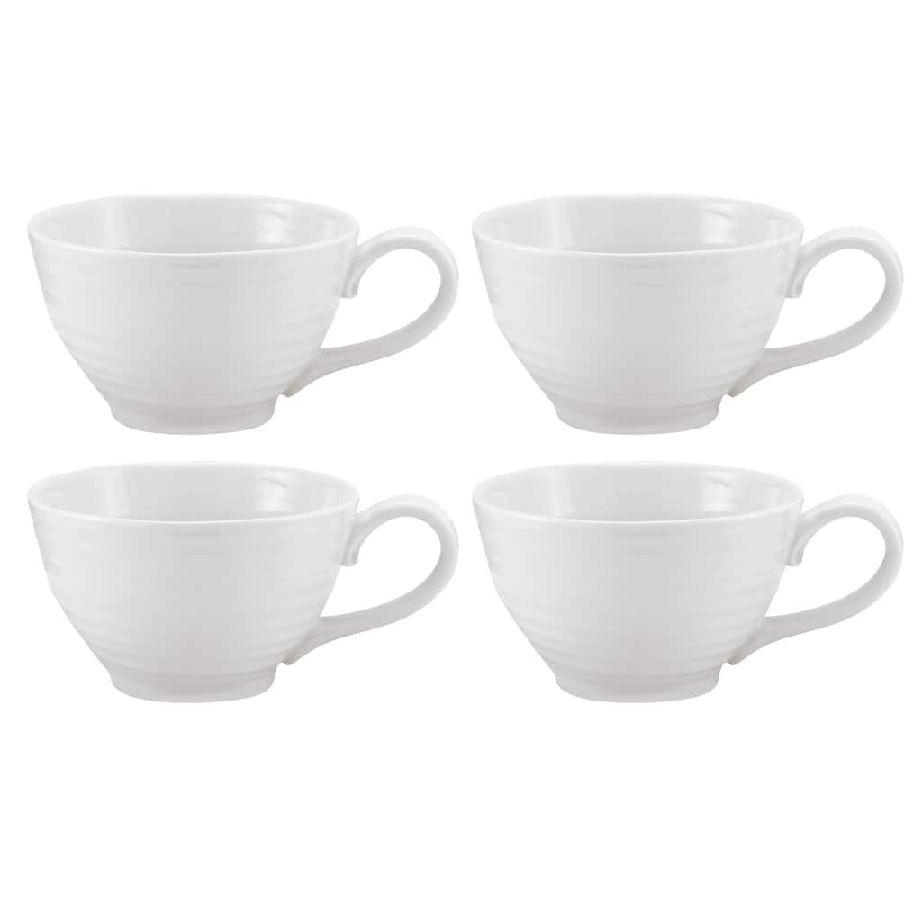Portmeirion Set of 4 Sophie Conran White Jumbo Cups