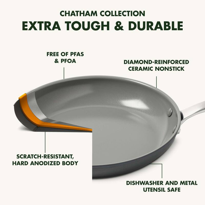 GreenPan Chatham NonStick Covered Saucepan, 3 quart Bed Bath