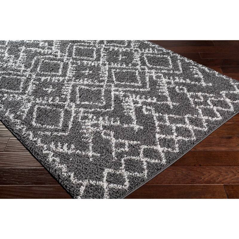 Artistic Weavers Elton Boho Diamond Plush Area Rug