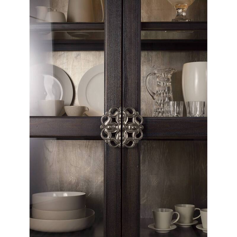 Hooker Furniture 44 Inch Wide Oak Wood Display Cabinet from the