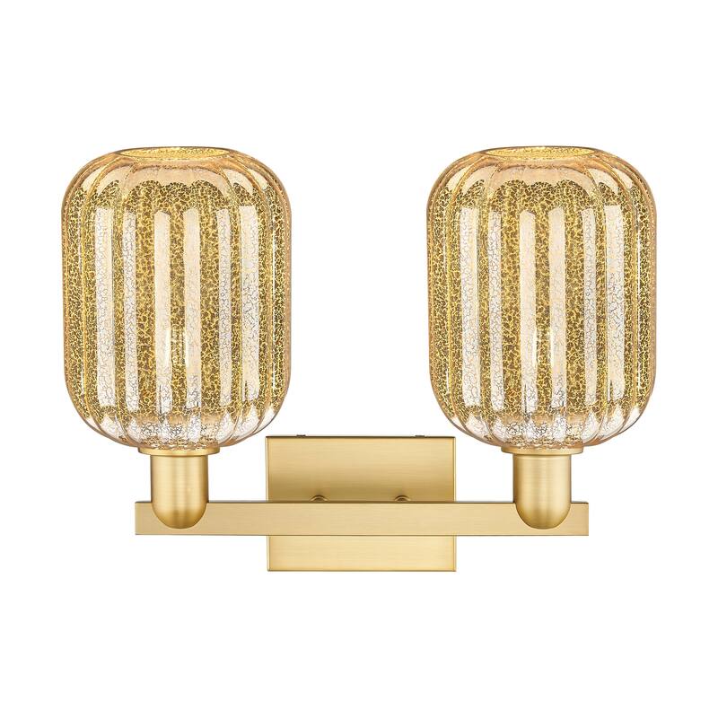 Innovations Lighting Downtown Urban - Preston - 2 Light 16" Jar Shade Bath Vanity Light