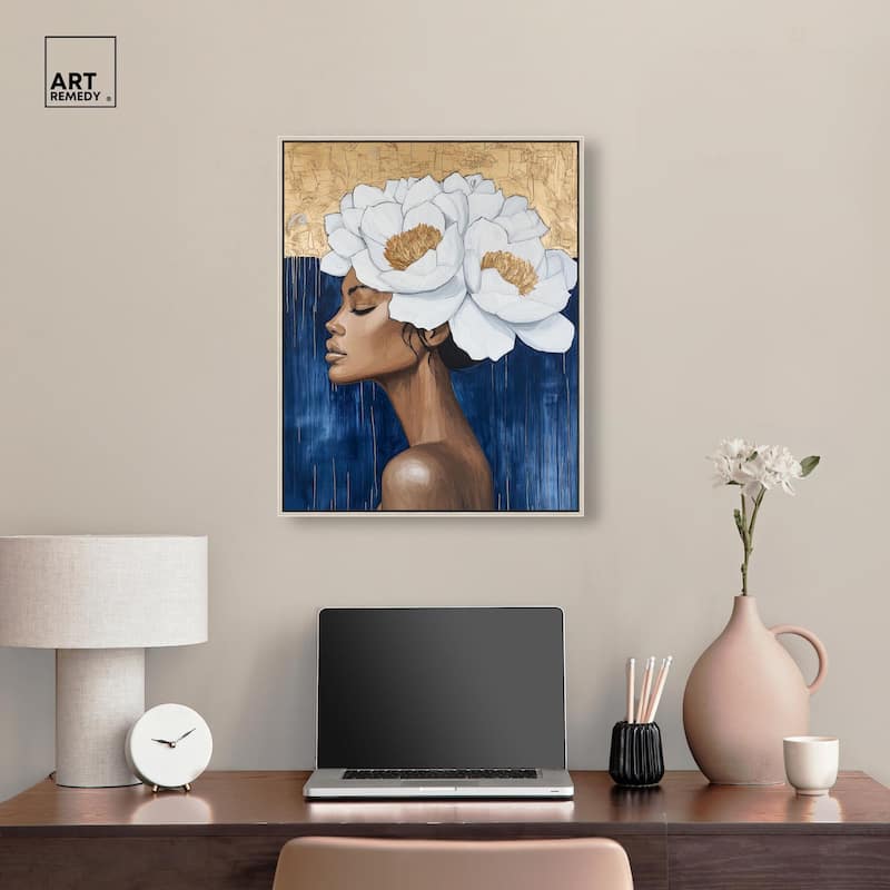 Floral Goddess II Canvas by Art Remedy
