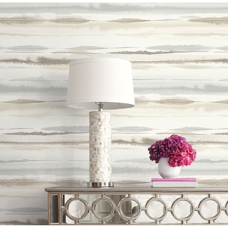 Luxe Haven Horizon Stripe Peel and Stick Wallpaper