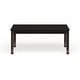 preview thumbnail 6 of 13, Furniture of America Tays Contemporary Black Solid Wood Dining Table