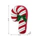 preview thumbnail 14 of 12, Glitzhome 15.75"H Hooked Candy Cane Shaped Pillow Christmas Ornaments
