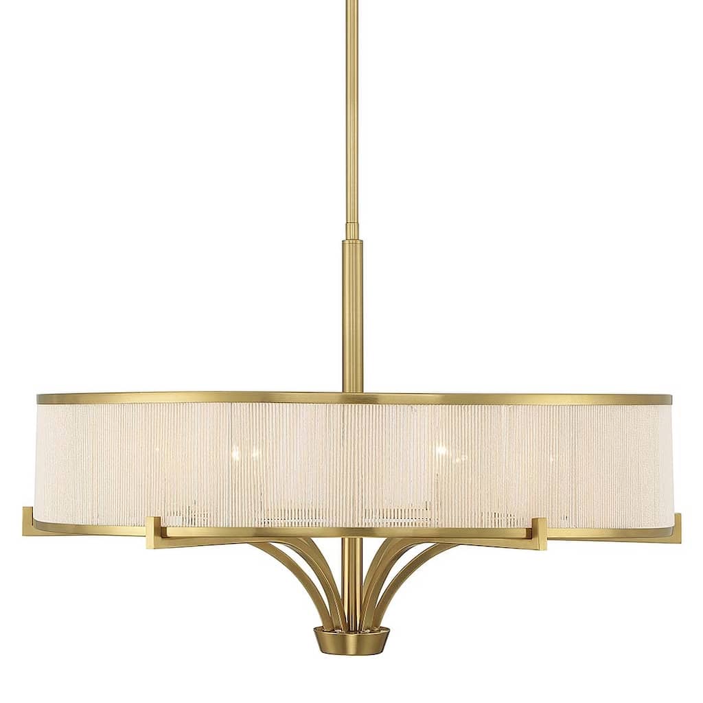 Savoy House 1-7752-6 Wynwood 6 Light 30" Wide Drum Chandelier