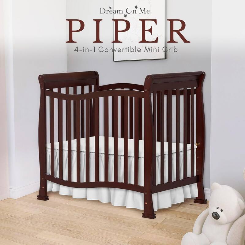 Dream On Me Violet 4-In-1 Convertible Mini Crib