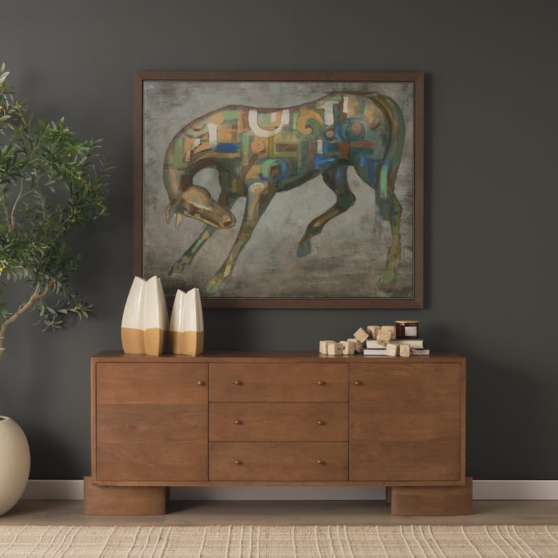 Mala Beige Paper Mache Cube Garland - 40.0L x 2.0W x 2.0H