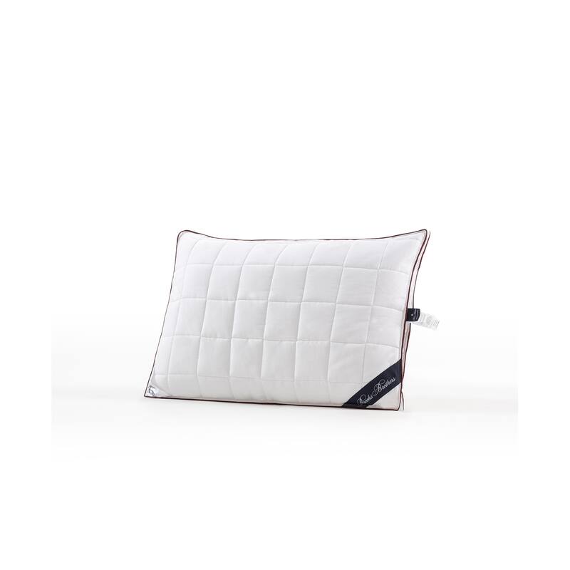 Brooks Brothers Cotton Pillow - White - Queen