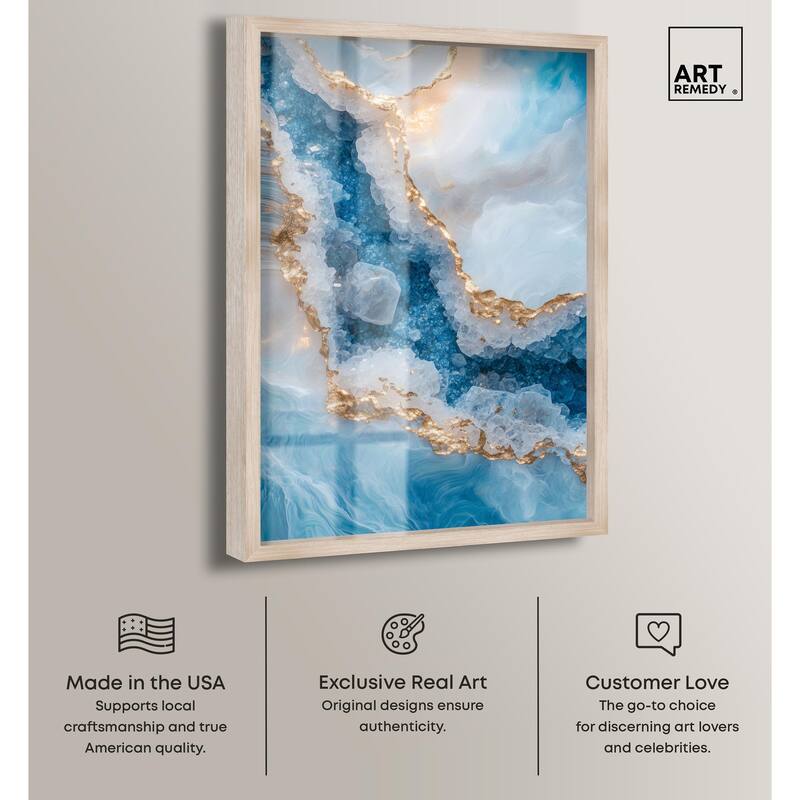 Molten Topaz I Shadowbox by Art Remedy