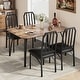 preview thumbnail 28 of 29, Dining Table Set for 2, Kitchen Table Chairs Set of 2 with PU Upholstered Cushion
