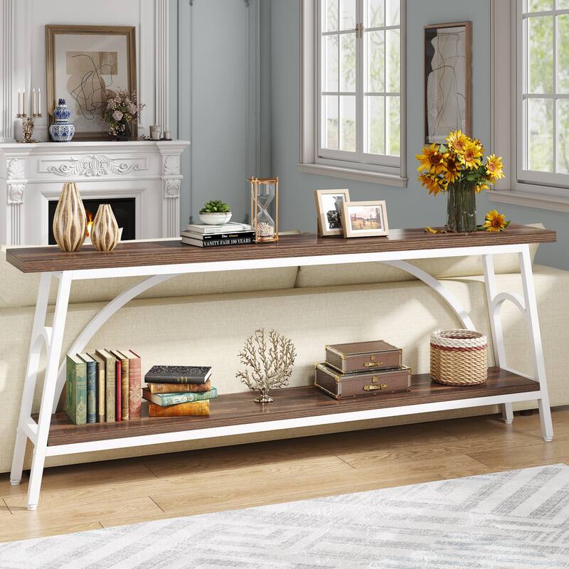 Console Table Behind Sofa Couch,Narrow Long Sofa Table,Hallway Accent Tables for Entryway