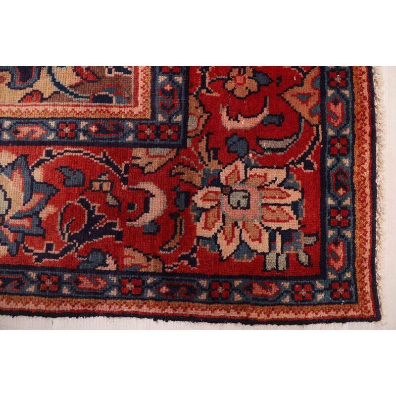 ECARPETGALLERY Hand-knotted Anadol Vintage Navy Wool Rug - 6'7 x 10'0