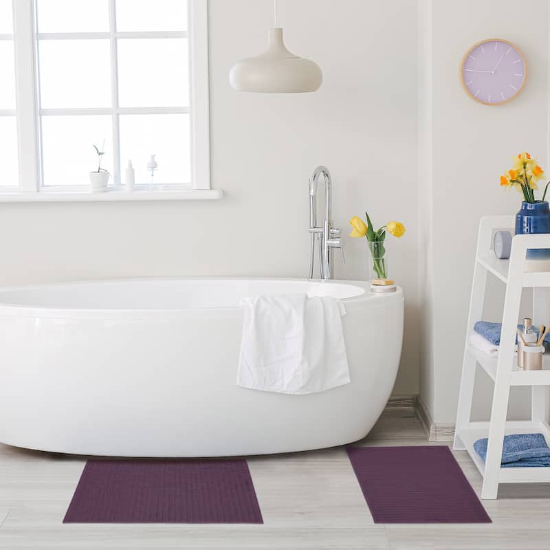 Superior Eco-Friendly Soft and Absorbent Bath Mat (set of 2)