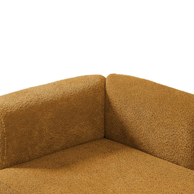 Modern Upholstered Chaise Lounge Chair, Indoor Relaxation Sofa for Living Room or Bedroom