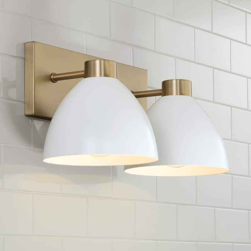 Ross 2-Light Vanity - 16.5"W x 8"H x 8.5"E