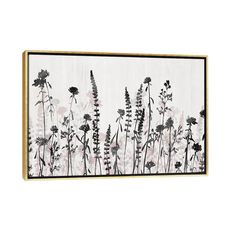 iCanvas "Wildflower Garden" by Isabelle Z Framed Canvas Print - Gold - 32x48