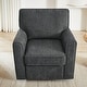 preview thumbnail 42 of 54, 360° Swivel Chair Accent Barrel Armchair Swivel Sofa Chair with Side Pockets for Living Room, Bedroom, Office and Hotel