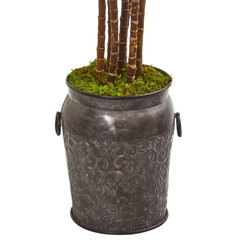 6ft Giant Yucca Artificial Tree in Decorative Planter with UV Resistant Pointed Green Leaves for Home or Patio