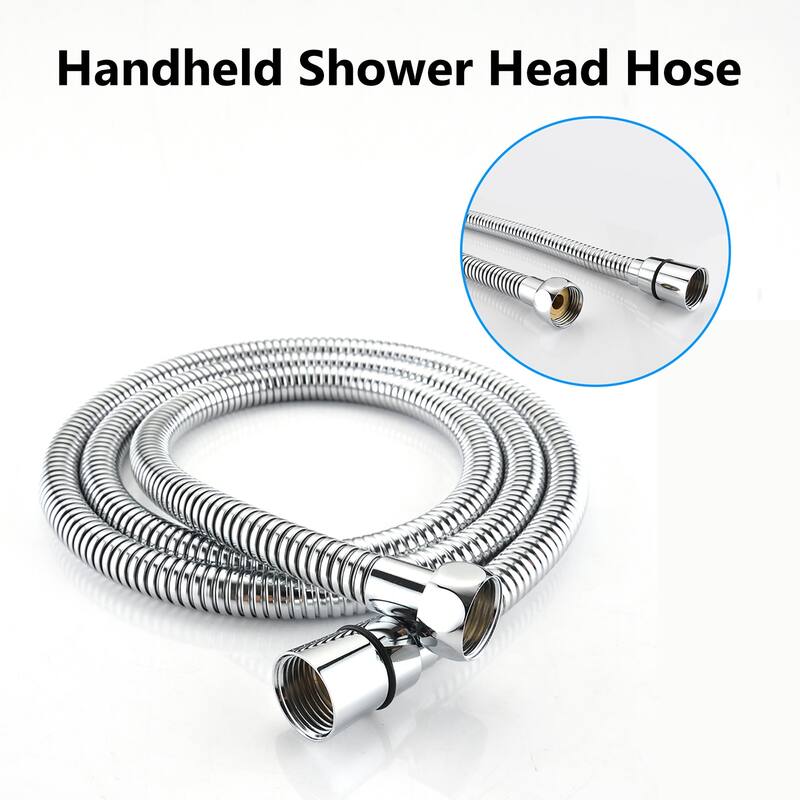 5 inch Wall-Mounted Round Completed Shower System with Handheld Shower and head shower and Tub Faucet