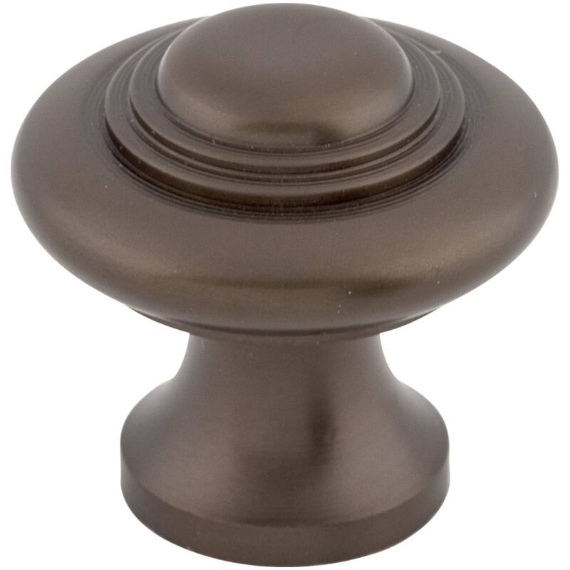 Top Knobs Ascot 1-1/4 Inch Mushroom Cabinet Knob from the Britannia - Oil Rubbed Bronze