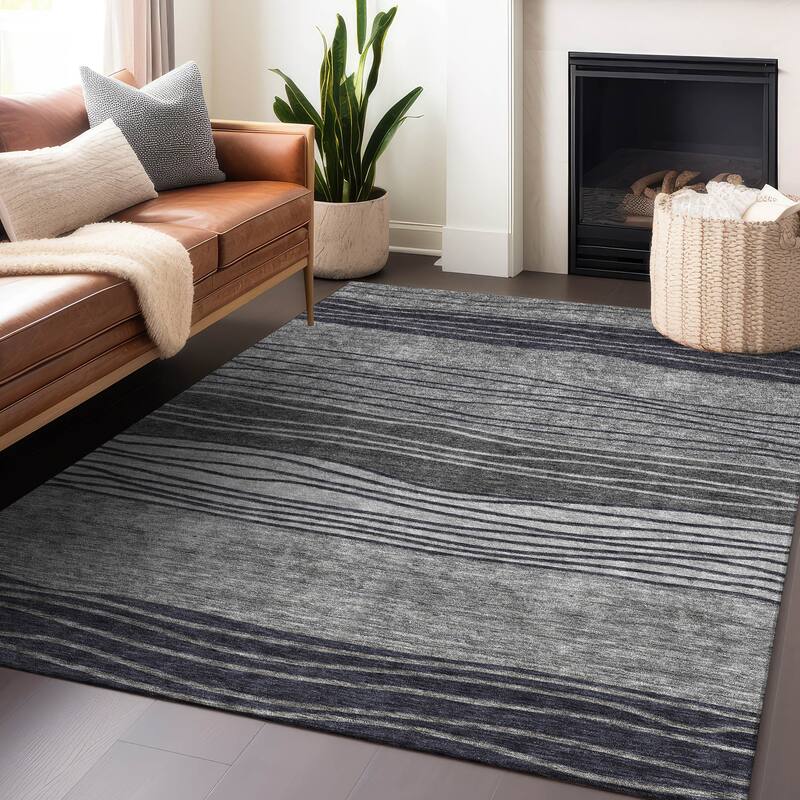 Premium Washable Super Soft Modern Ombre Mayfield Rug