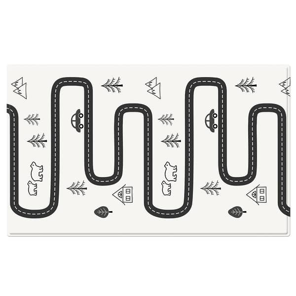 slide 2 of 5, Arches Beige & Nordic Playmat - 82.5in L X 55in W