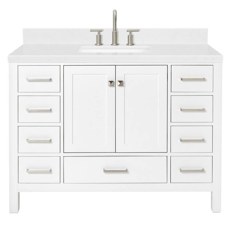 Ariel A048SCQRVO Cambridge 48" Free Standing Single Basin Vanity Set