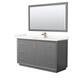 Option Dark Gray / Giotto Quartz Top / Satin Bronze
