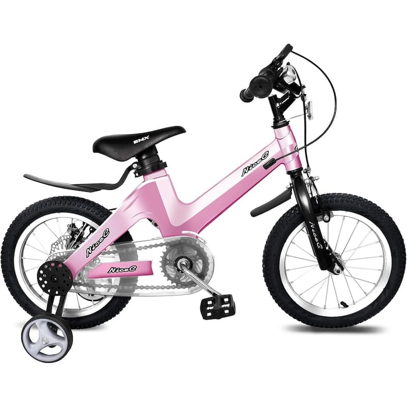 Training Wheel Bike, Kids Bike Boys Girls, BMX Mountain with Dual Disc Brake 12-14-16-18 inch