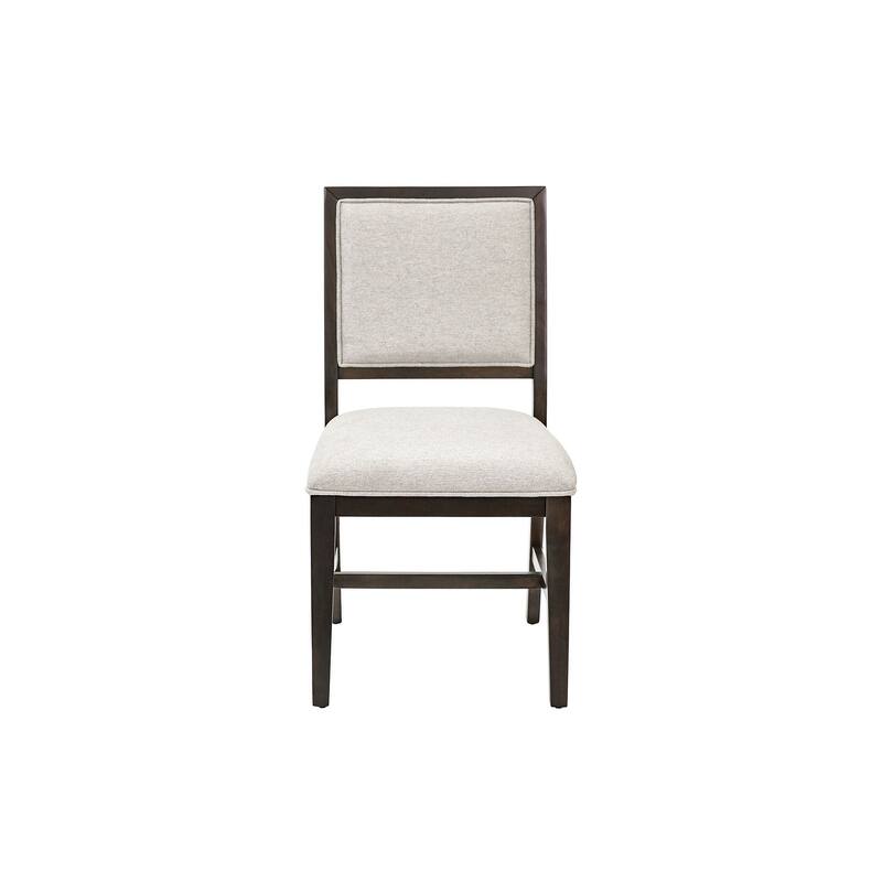 Two Wood Modern Kitchen Table Chairs, Dining Seats, Black