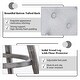 preview thumbnail 17 of 24, HOMYKA Tufted Swivel Bar Stool with Wood Grain Chair Legs Set of 2