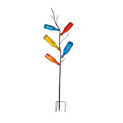 60" Metal Bottle Tree