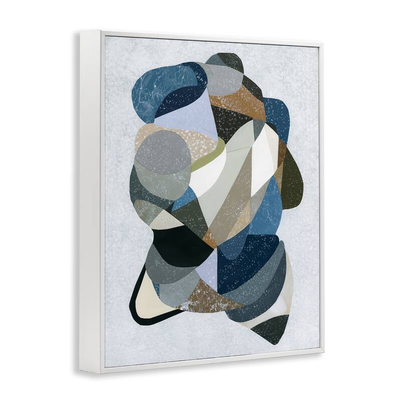 Stupell Fluid Movement Geometrics Framed Giclee Art Design By Coco Good