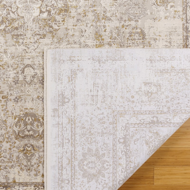Gertmenian Florance Opulent Traditional/ Modern/ Casual Viscose Acrylic Woven Indoor Quality Area Rug Collection