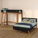 preview thumbnail 9 of 21, Max & Lily Mid-century Twin over Full L-shaped Bunk Bed with Ladder