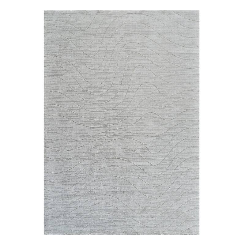 Beva Abstract Modern Non Skid Stain Resistant Woven Durable Area Rug By HomeRoots