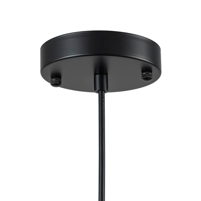 Industrial Black and Sandy Mud Finish Dome Pendant Light Fixtures Kitchen Island - W15.75"