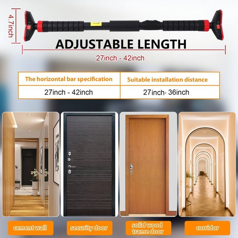 Heavy Duty Doorway Chin-up Pull-Up Bar with Locking Mechanism