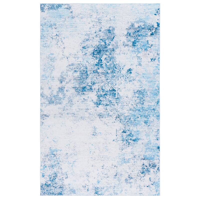 SAFAVIEH Tacoma Godi Mid-Century Modern Rug - 8' x 10' - Beige/Turquoise