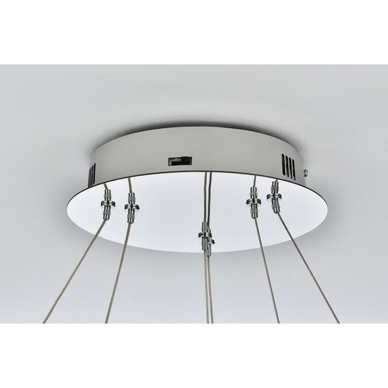 Indigo Home 24 inch Adjustable LED chandelier