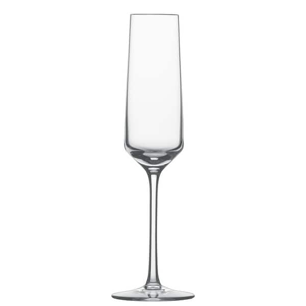 slide 2 of 5, Zwiesel Glas Pure Crystal Champagne Flute, 7.3 Ounce, Set of 6