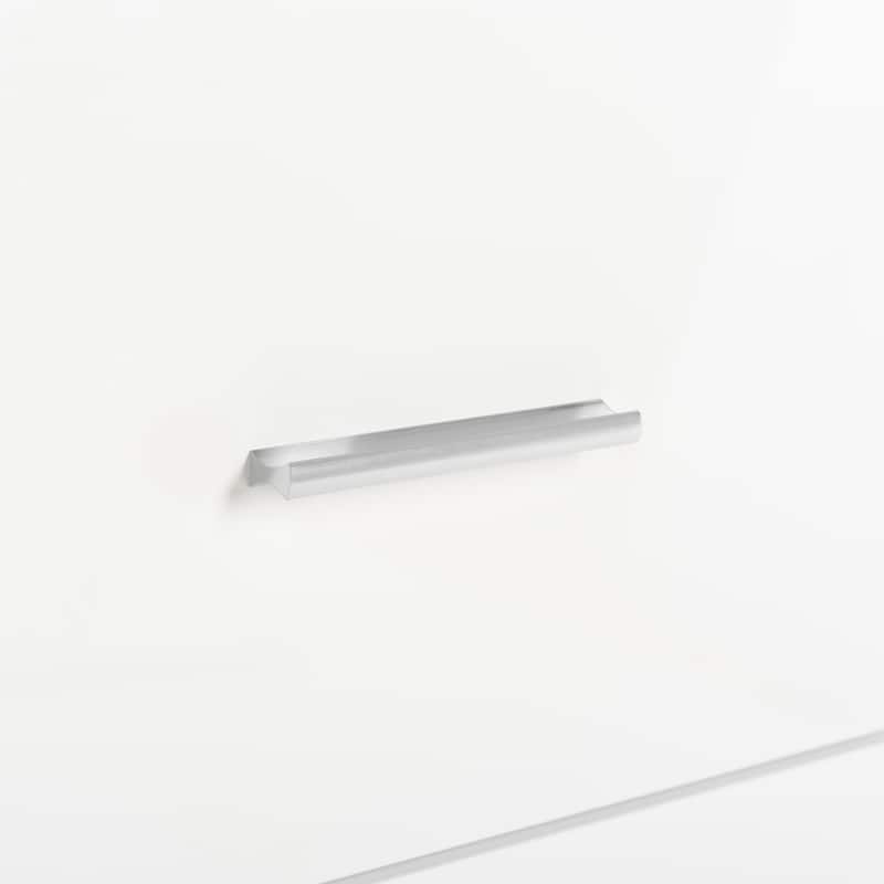 SAFAVIEH Patti White Chrome Desk