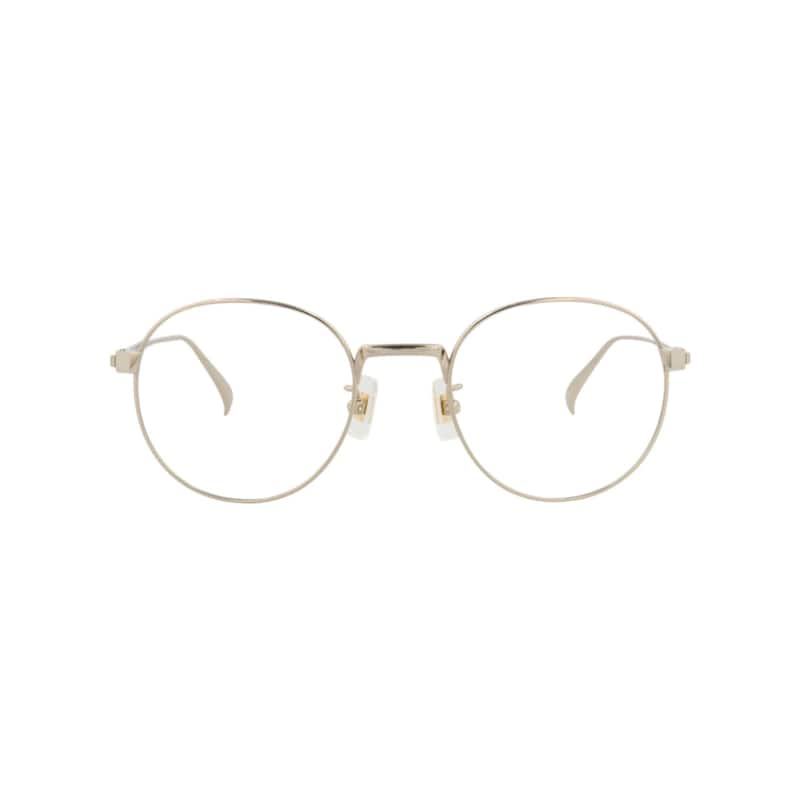 Dunhill Round-Frame Titanium Optical Frames - Gold Gold Transparent - Gold