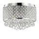 preview thumbnail 17 of 18, Ellen 3-Light Crystal Drops/Metal ,LED Flush Mount, by JONATHAN Y