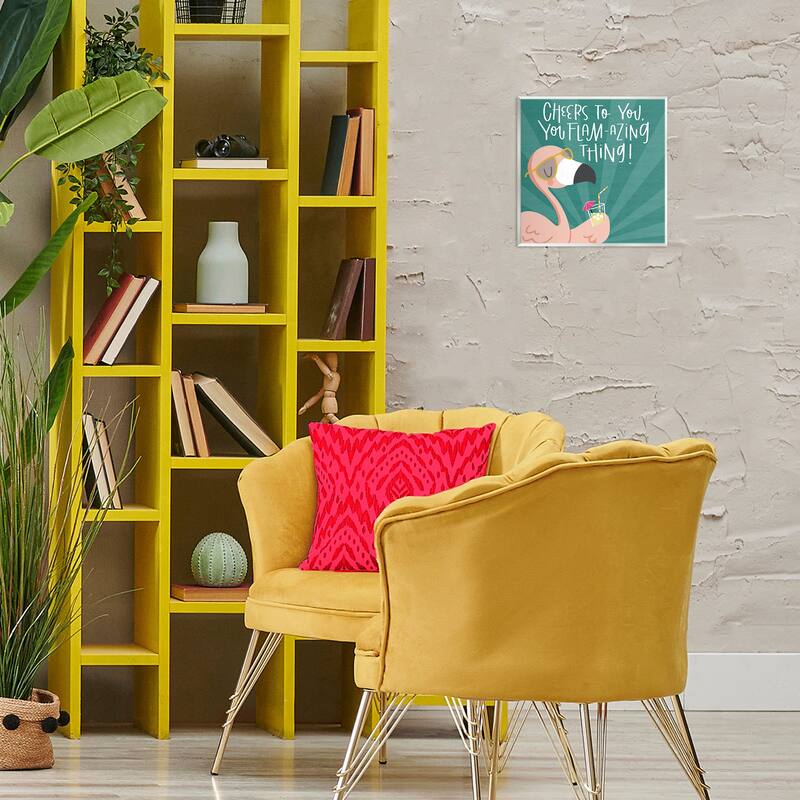 Stupell Cheers To You Flamazing Wall Plaque Art Design By Sarah Hickman